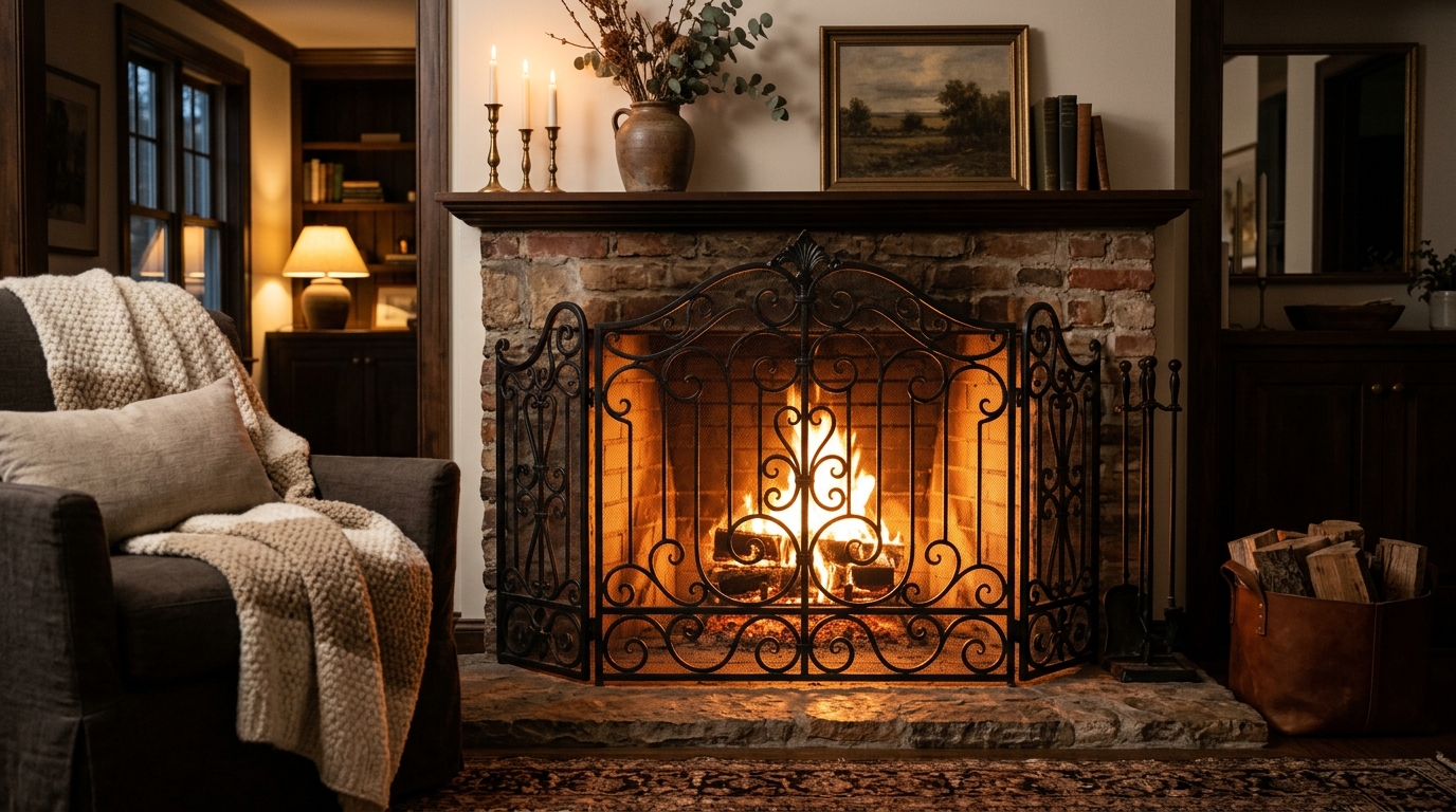 How to Choose the Right Fireplace Screen: Style, Safety & Function