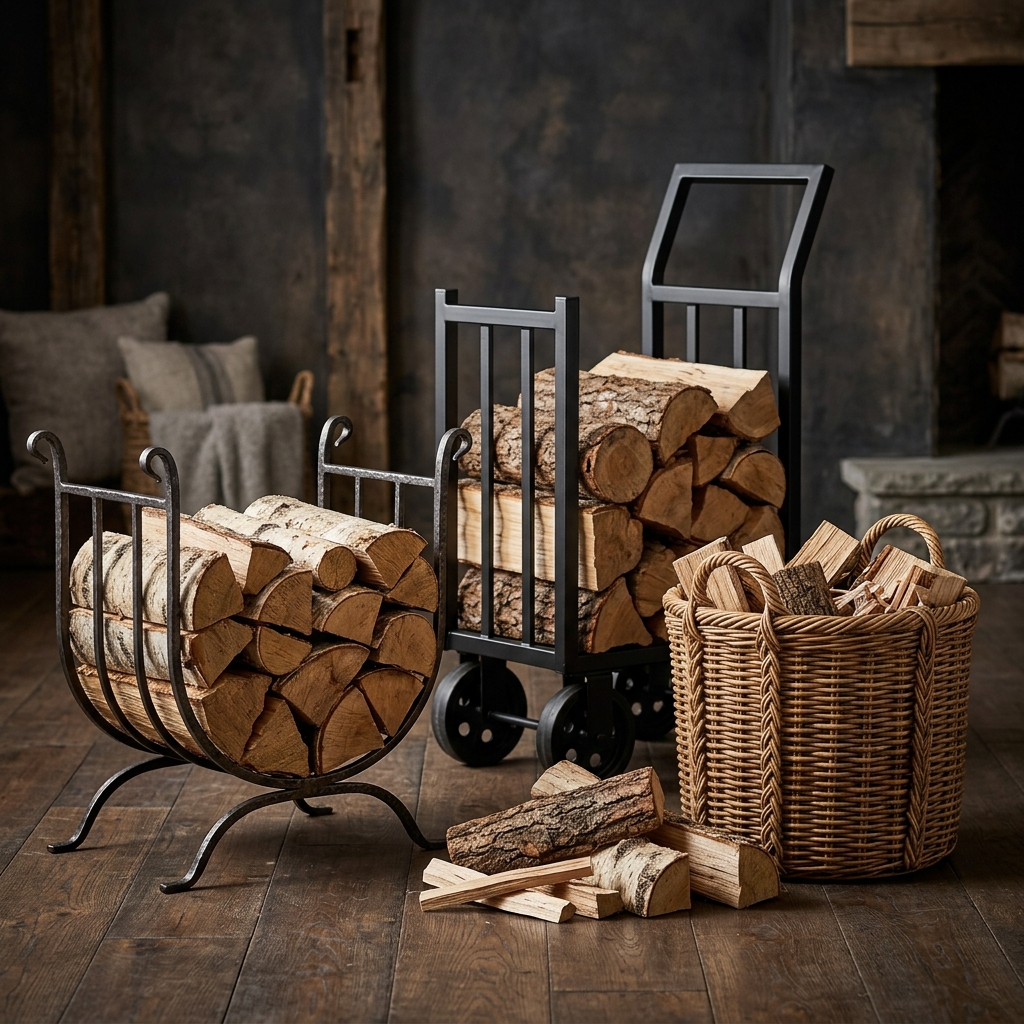 Decorative Log Holders & Baskets
